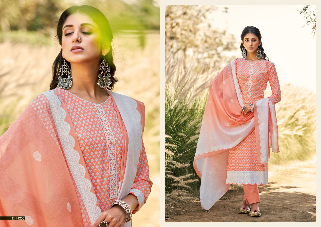 DHRITI AASHNA New Designer Fancy Ethnic Wear Cotton Salwar Suit Collection